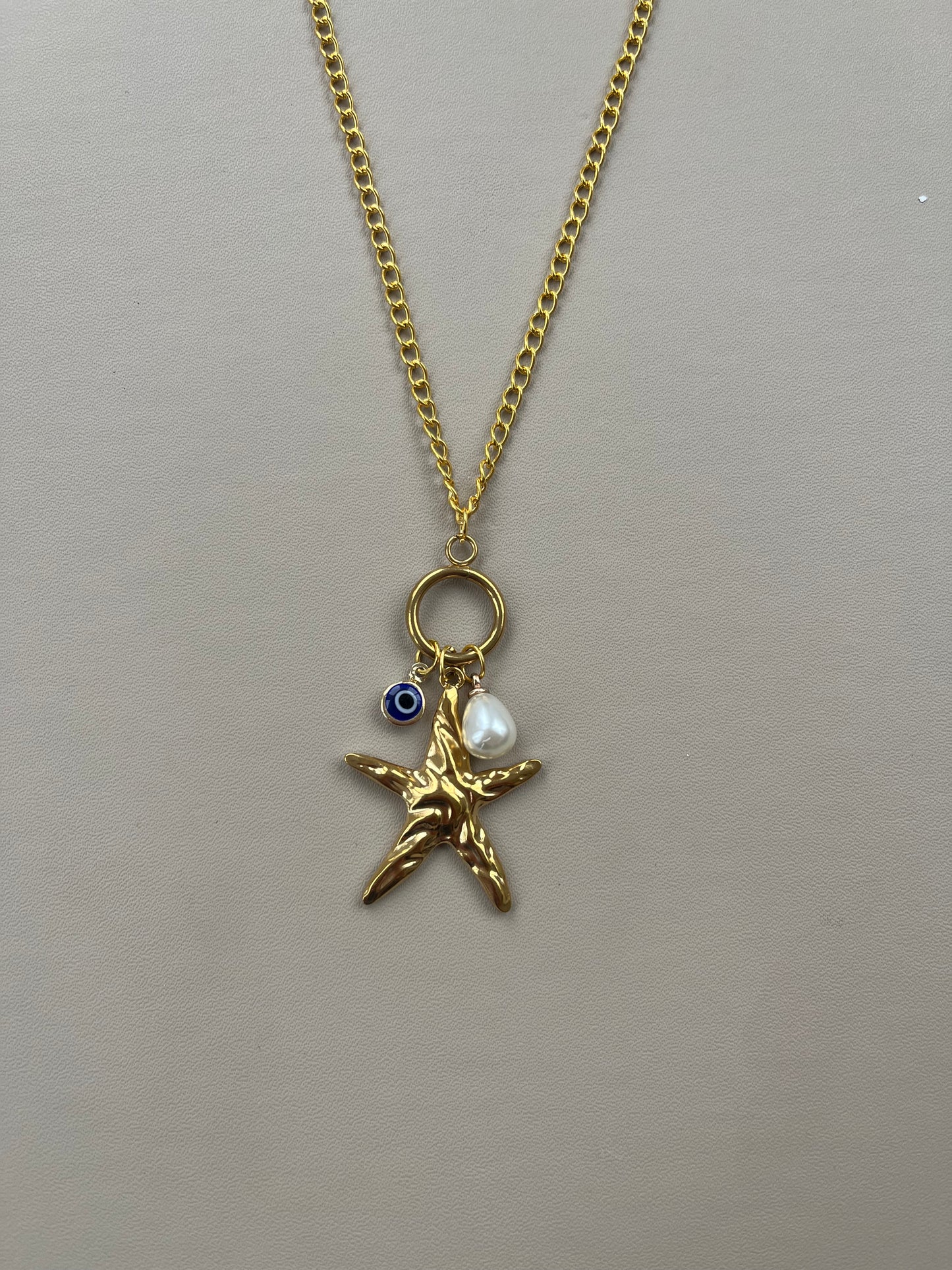 The Summer Starfish Pendant Necklace