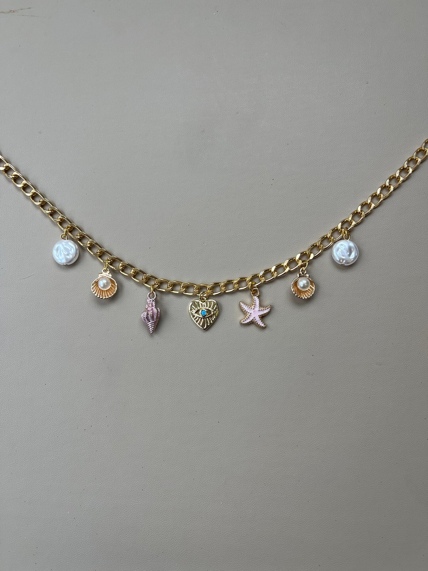 The Summer Shell Charm Necklace