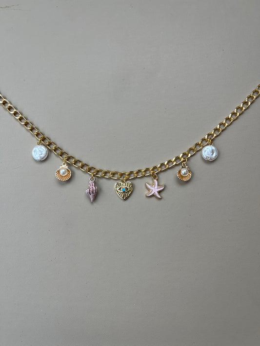 The Summer Shell Charm Necklace